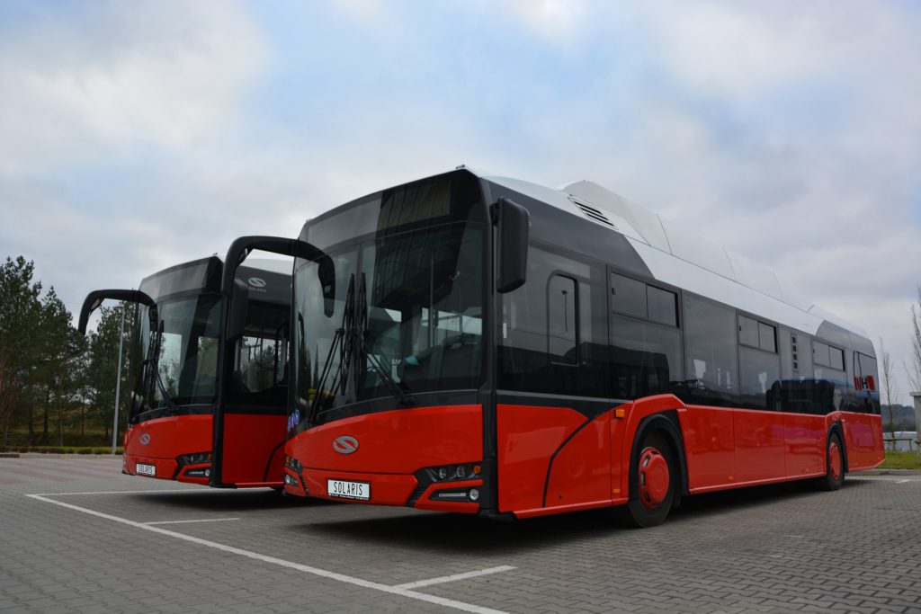 A Solaris szállítja Ostrów Wielkopolski első elektromos autóbuszait