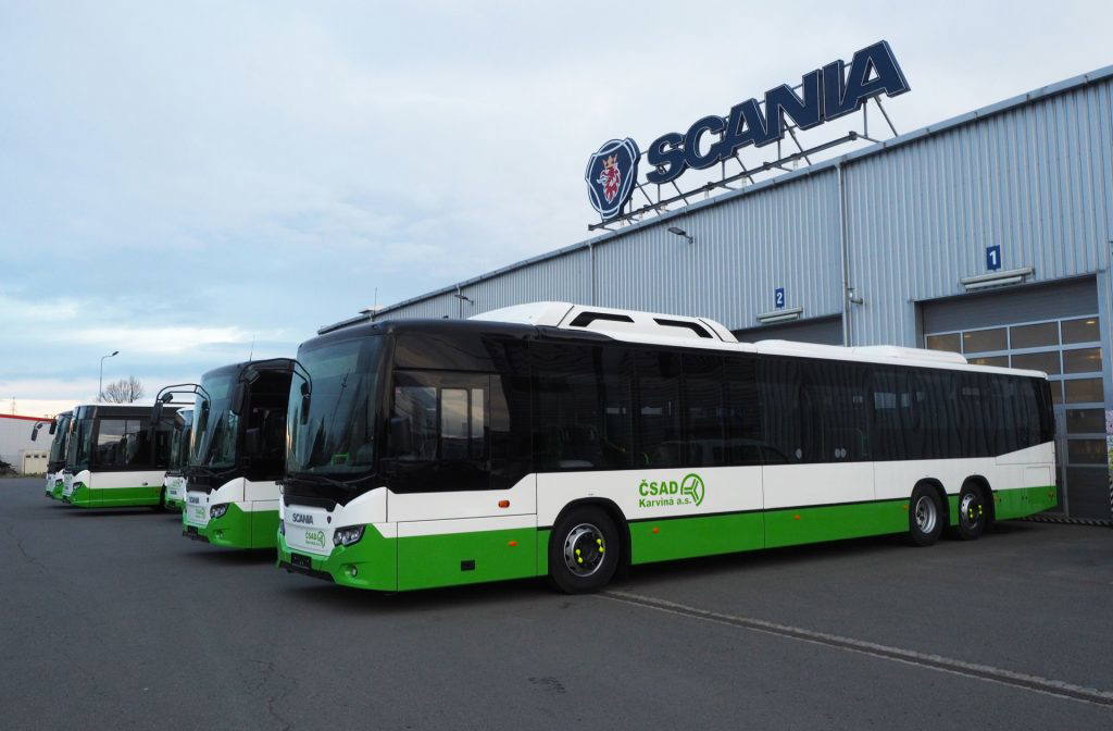 Hat új CNG-hajtású Scania autóbusszal bővült a 3ČSAD Group flottája