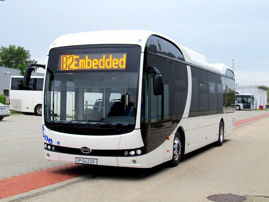 Tíz darab elektromos BYD autóbusz érkezik Pécsre