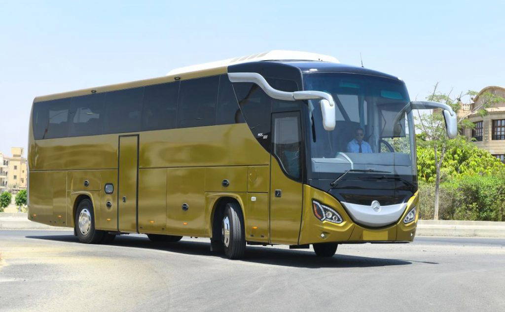 Magyar formatervű MCV turistabuszok hódítják meg Egyiptomot