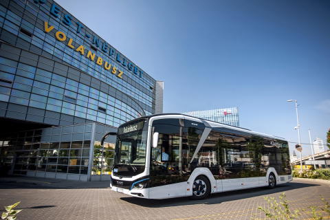 A Volánbusz is kipróbálta az MAN városi villanybuszát