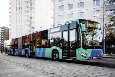 Négytengelyes Mercedes-Benz CapaCity csuklósok érkeznek Göteborgba