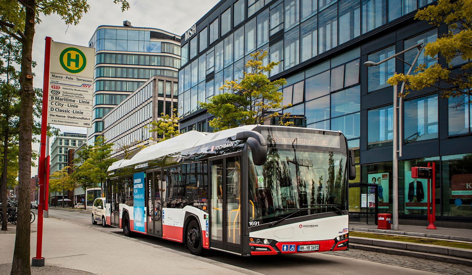 A Solaris kapta az 530 darabos hamburgi villanybusz tender első megrendelését