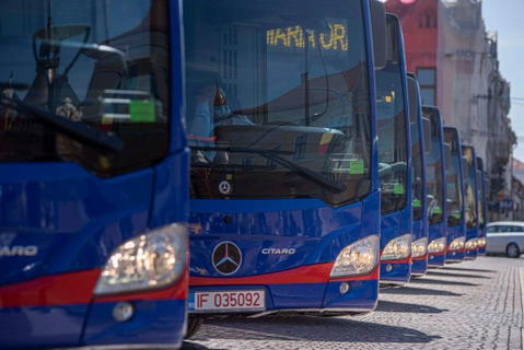 Tizenöt hibrid Citaro érkezett Nagyváradra