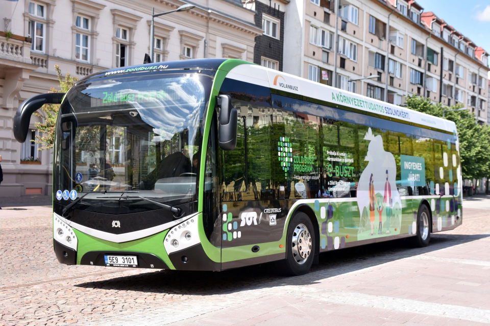 Június 20-ig elektromos SOR-t tesztel Szolnokon a Volánbusz