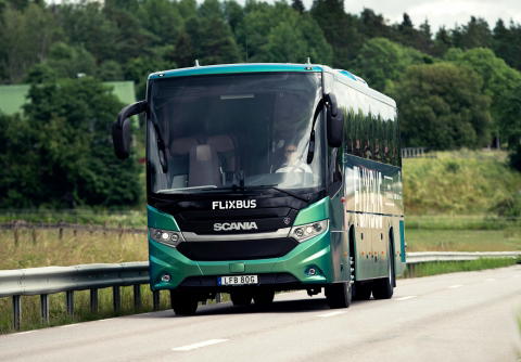 Bio-LNG-vel hajtott Scania Interlinket állított forgalomba a FlixBus