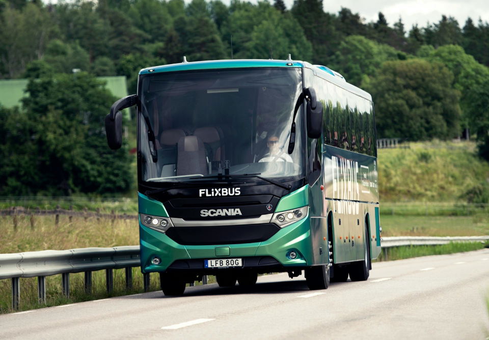Bio-LNG-vel hajtott Scania Interlinket állított forgalomba a FlixBus
