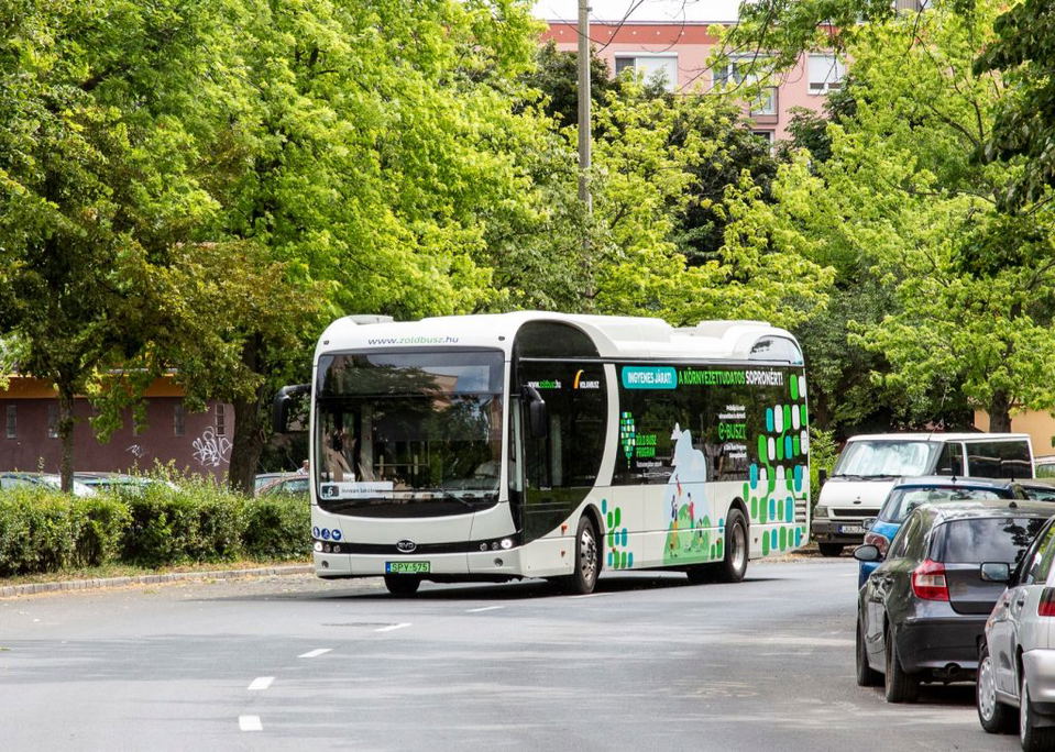 Augusztus 6-ig BYD villanybuszt lát vendégül Sopron