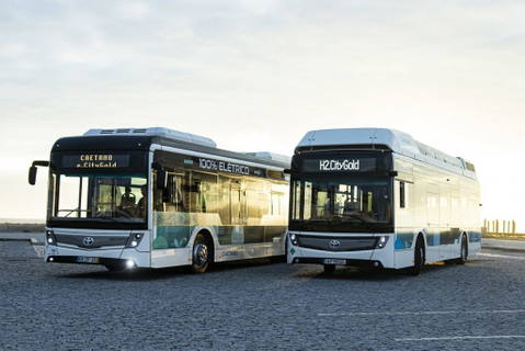 Toyota logót kapnak a CaetanoBus zéró emissziós típusai