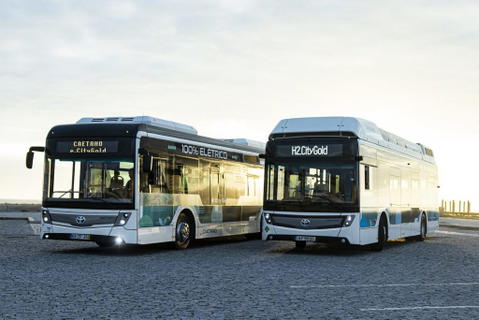 Toyota logót kapnak a CaetanoBus zéró emissziós típusai