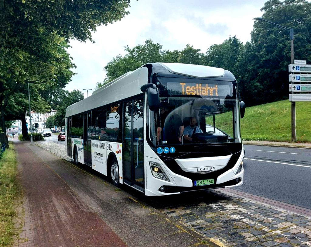 Budapesten is bemutatkozik az Ikarus elektromos busza