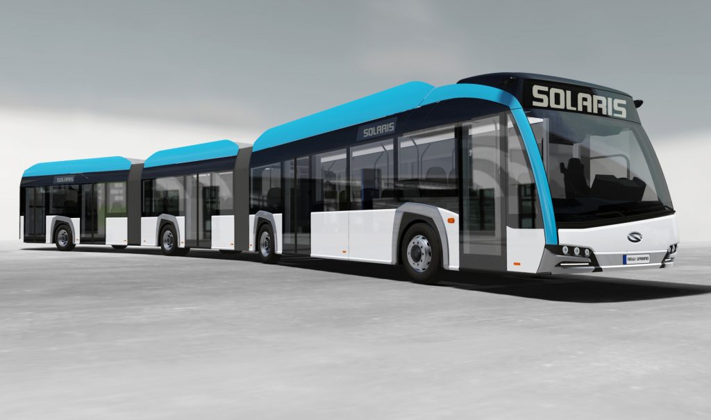 Duplacsuklós villanybuszokat szállít Dániába a Solaris