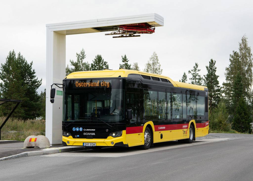 Tíz vadonatúj Scania Citywide villanybusz áll forgalomba Östersundban