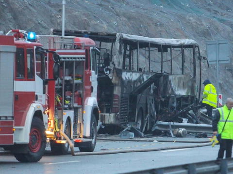 Negyvenöt áldozatot követelő buszbaleset történt Bulgáriában