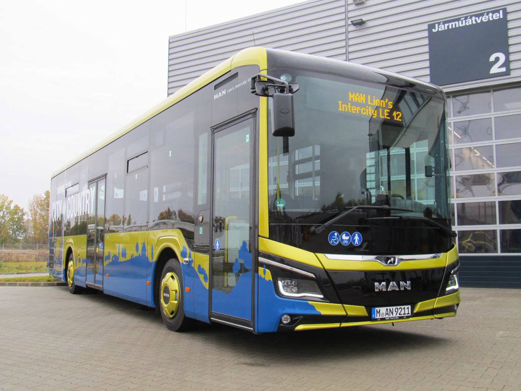 Német kombinatorika – MAN Lion’s Intercity LE menetpróba