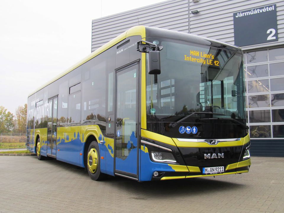 Német kombinatorika – MAN Lion’s Intercity LE menetpróba