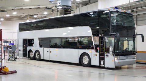 Gazdára talált az első elektromossá alakított emeletes Van Hool az Egyesült Államokban
