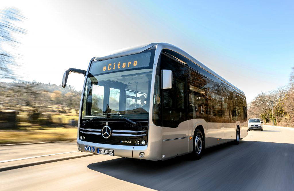Mercedes-Benz eCitarót tesztel Pécsen a Tüke Busz
