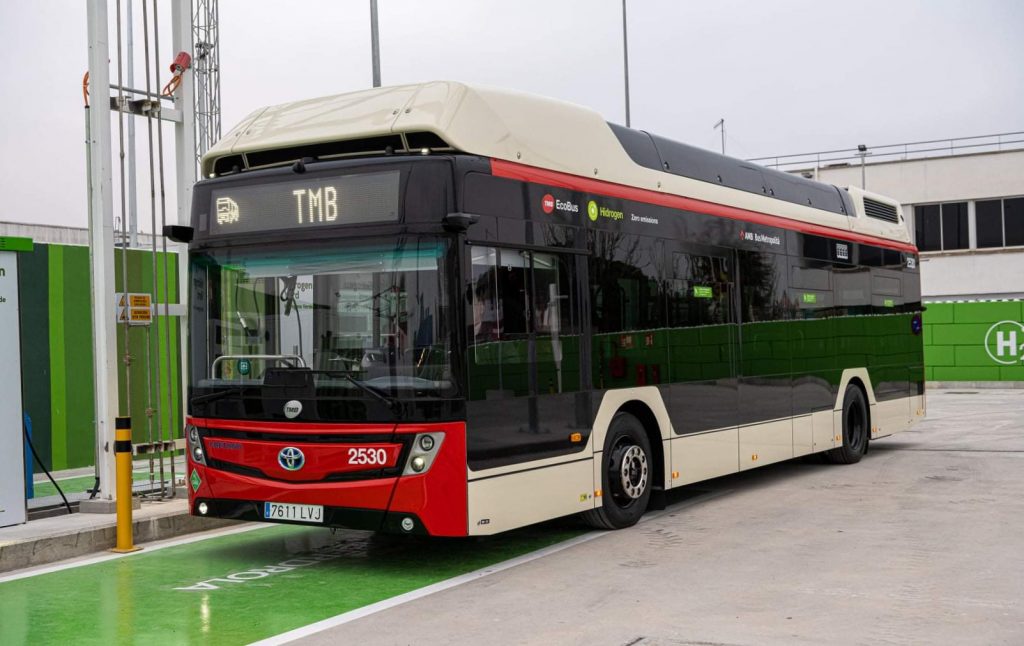 Befutott a barcelonai TMB első hidrogénbusza