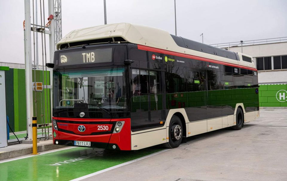 Befutott a barcelonai TMB első hidrogénbusza