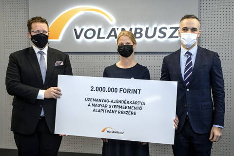 Idén is 25 millió forint gyűlt össze multipontokból a Volánbusz és a MOL jóvoltából