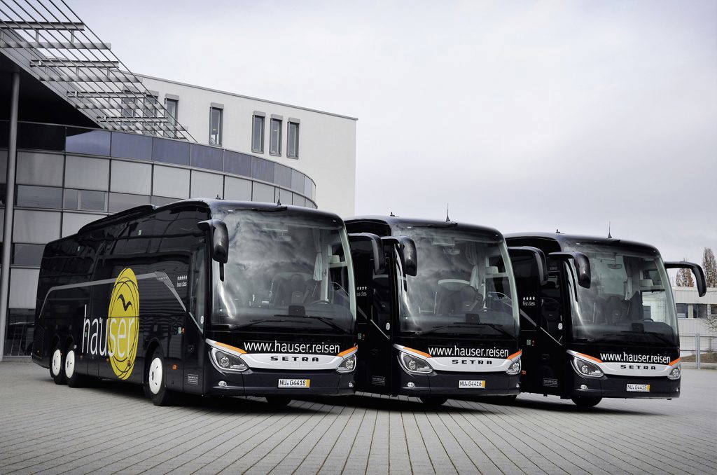 Három új Setra luxusbusszal vált teljessé a hauser.reisen flottája