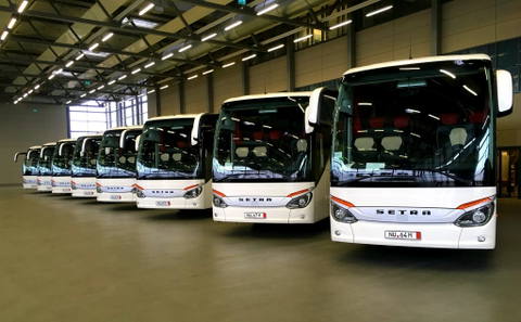 Nyolc újszerű Setra érkezik a Volánbuszhoz