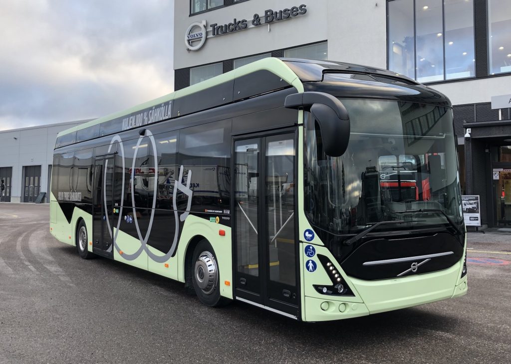 Nyolcvankét villanybuszt szállít a finn piacra a Volvo Buses