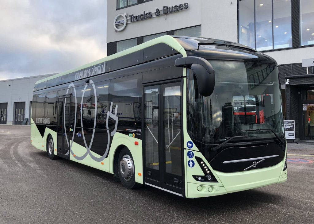 Nyolcvankét villanybuszt szállít a finn piacra a Volvo Buses