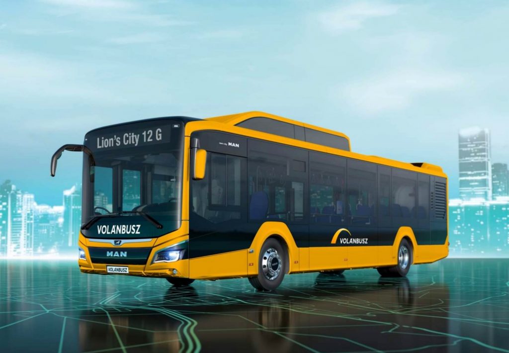 Százhatvannégy gázüzemű MAN Lion’s City 12 G érkezik idén a Volánbuszhoz