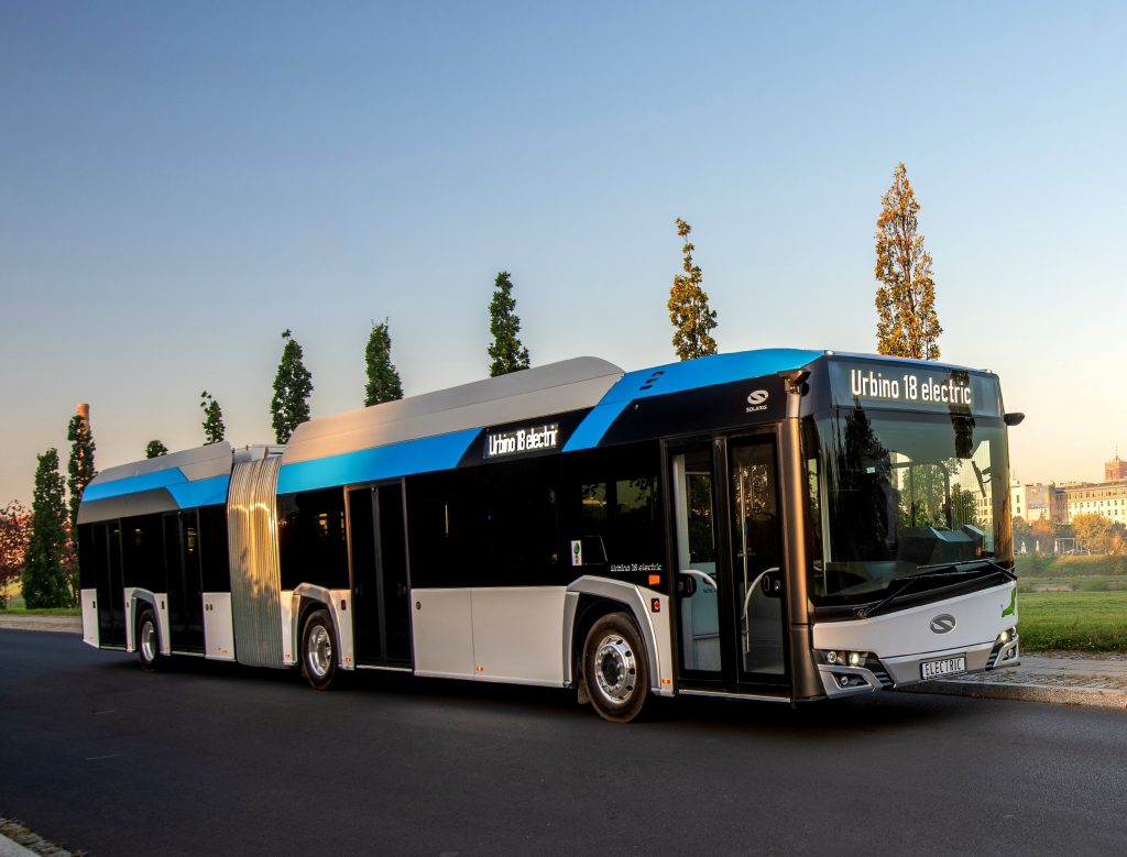 A Solaris 30 csuklós Urbino Electricet szállít Dortmundba
