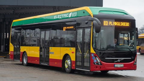 Elektromos Volvo 7900-asok áltak szolgálatba Łódźban