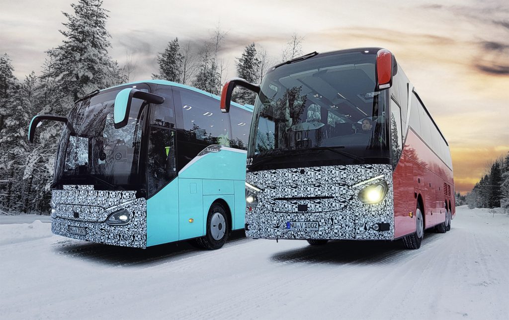 Ráncfelvarrást kapnak a ComfortClass és TopClass sorozatú Setra turistabuszok