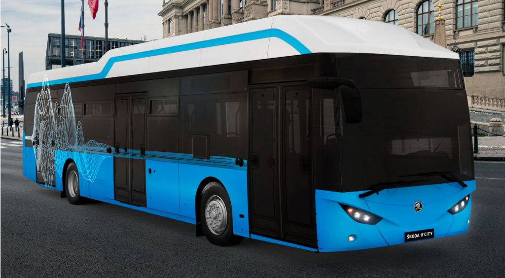 H’City néven érkezik a Škoda hidrogénbusza