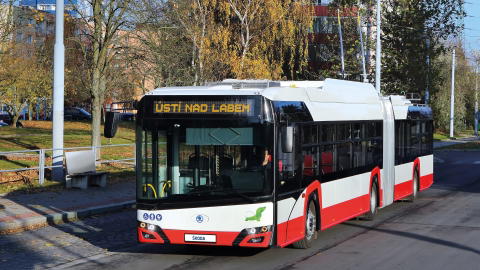 A Škoda nyerte Ústí nad Labem 33 darabos trolitenderét