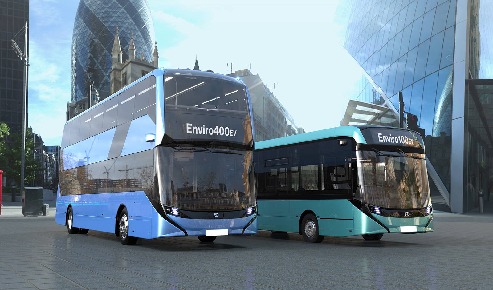 Generációváltás Alexander Dennis módra: jön az új Enviro400EV és Enviro100EV