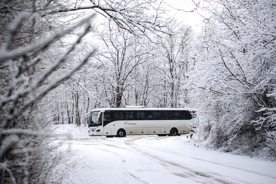 Zajlik a téli felkészülés a Volánbusznál