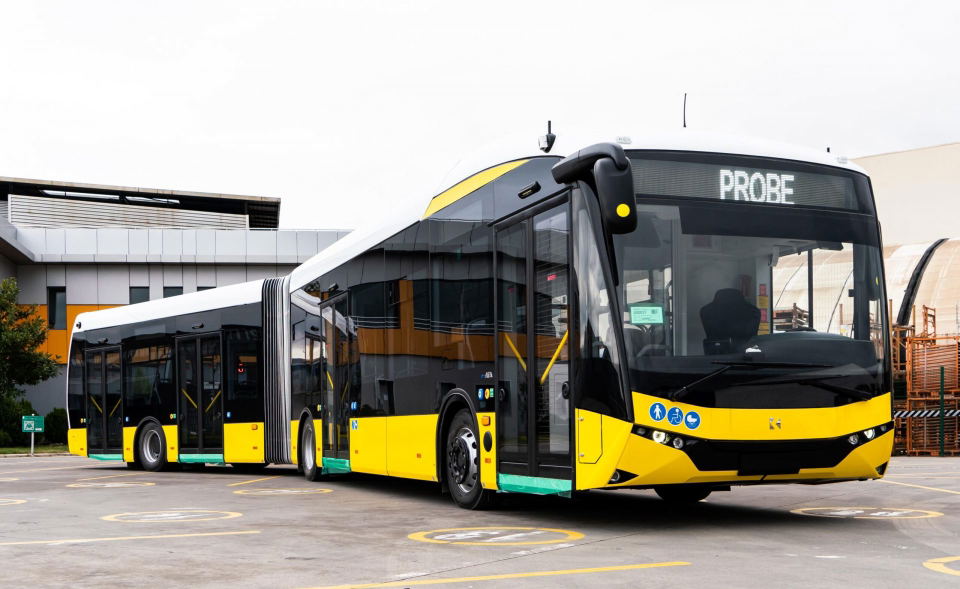 Megérkeztek Temesvár első Karsan csuklós villanybuszai