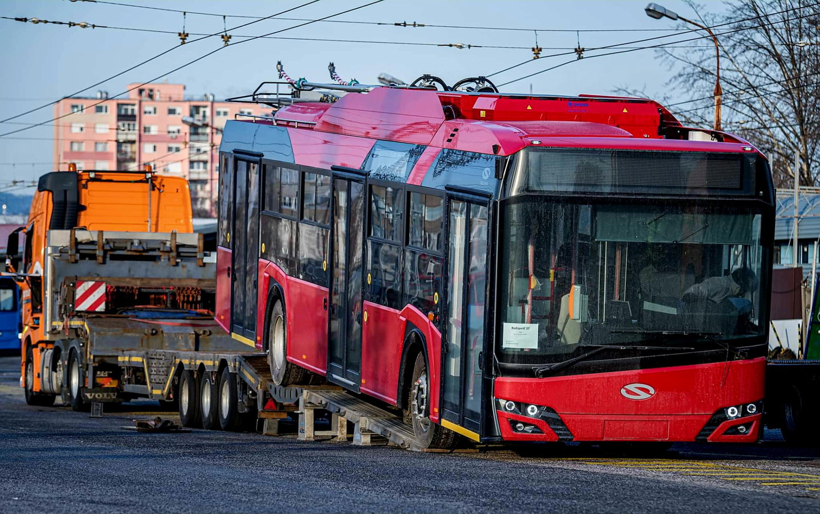 Megérkezett Budapestre az első Solaris Trollino 12-es is a legújabb szériából