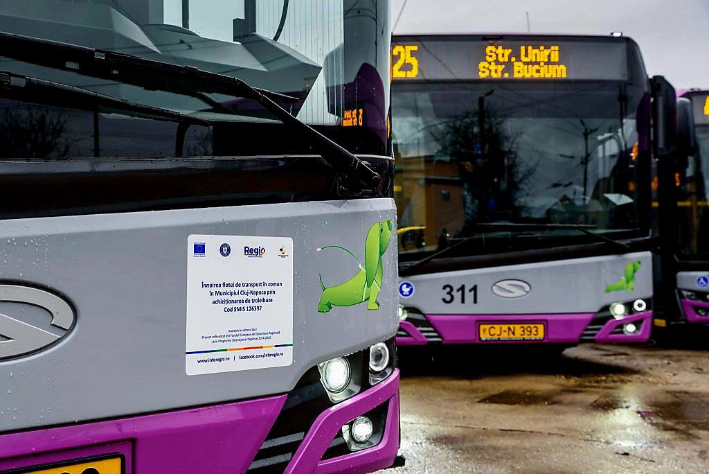 Elektromos Solaris csuklós buszokat vásárol Kolozsvár