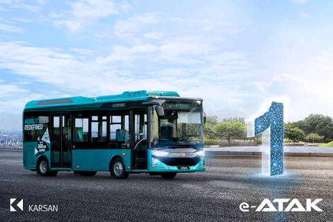 Tavaly is a Karsan e-ATAK volt kategóriája legnépszerűbb elektromos midibusza Európában