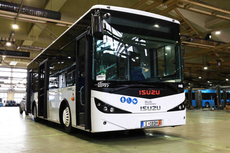 Isuzu Citibus érkezett tesztfutásra a BKV-hoz