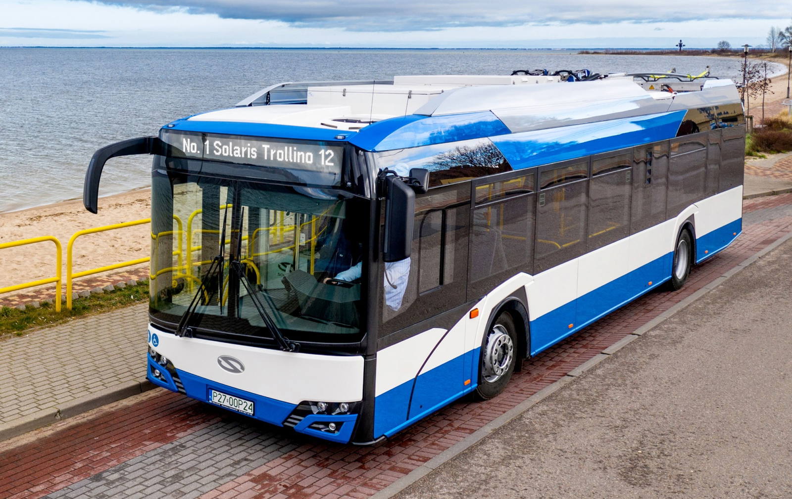 Már 2024 első negyedévében megérkezik Bukarest 100 darabos Solaris troli-flottája