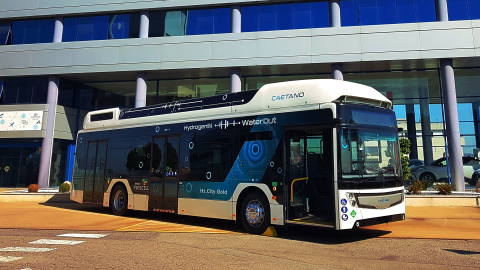 Ismét egy jelentős darabszámú megrendelés futott be a CaetanoBus hidrogénbuszára