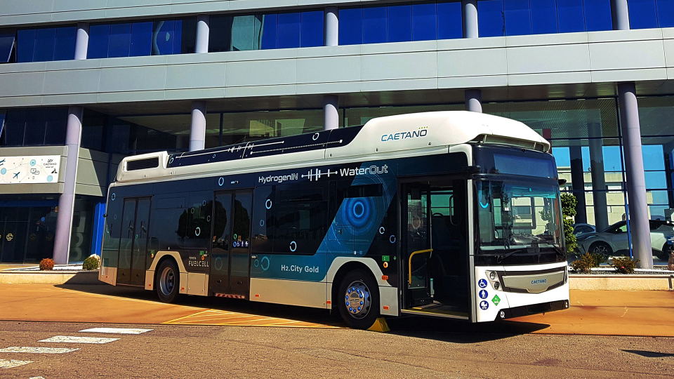 Ismét egy jelentős darabszámú megrendelés futott be a CaetanoBus hidrogénbuszára