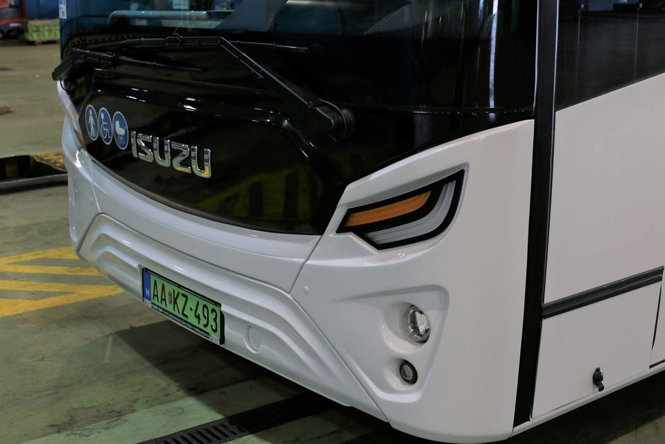 Isuzu NovoCiti VOLT elektromos midibuszt próbál ki a BKV