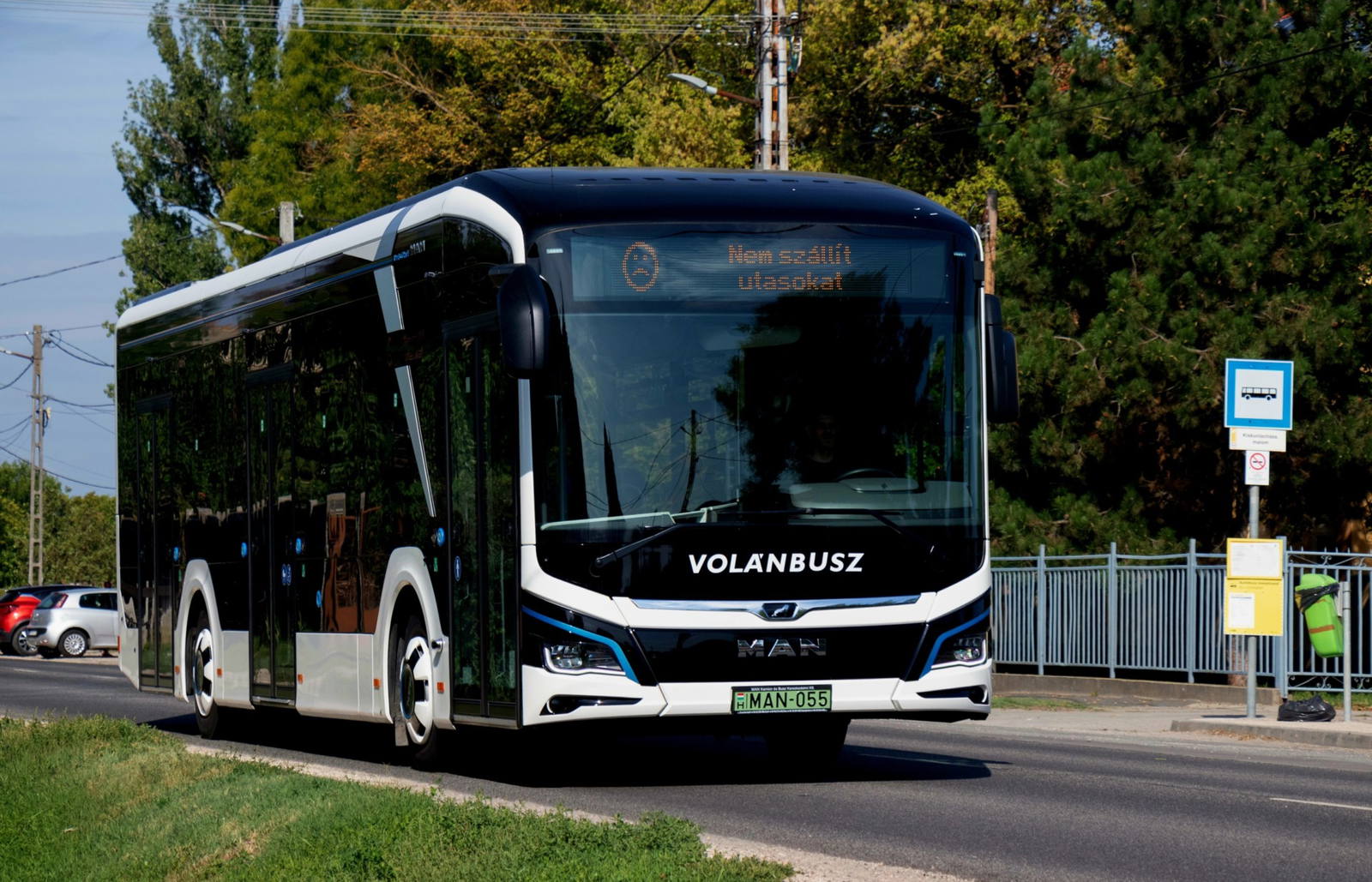 Villanyhajtású MAN Lion’s City-t tesztel helyközi forgalomban a Volánbusz