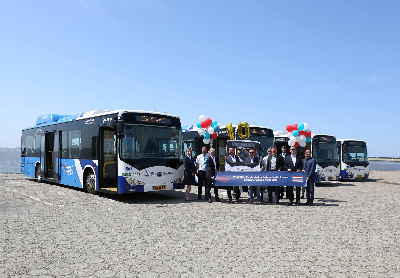 Tíz éves holland piaci jelenlétét ünnepli a BYD