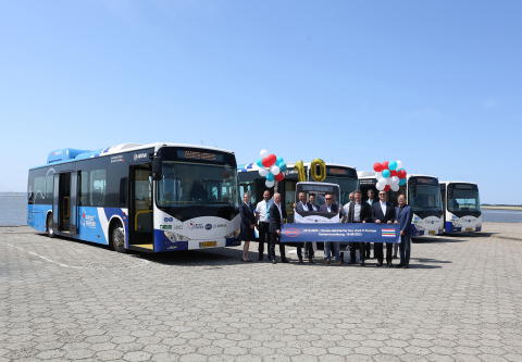 Tíz éves holland piaci jelenlétét ünnepli a BYD