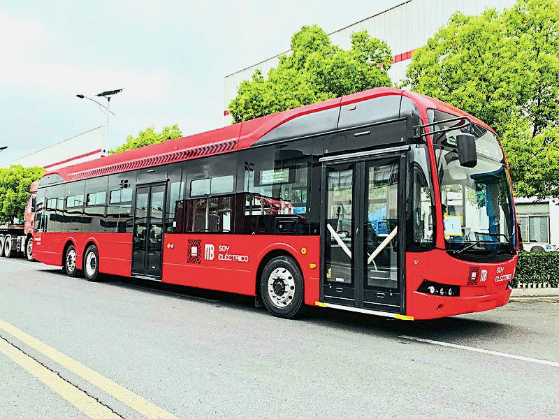 Európai piacos háromtengelyes villanybuszokat szállít a BYD Mexikóvárosba